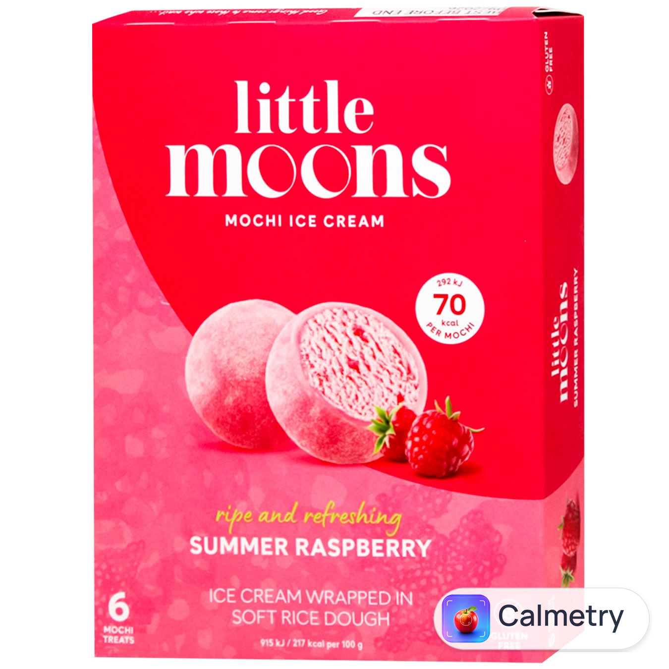 Морозиво Little Moons Моті Малина 6,7% 6шт*32г