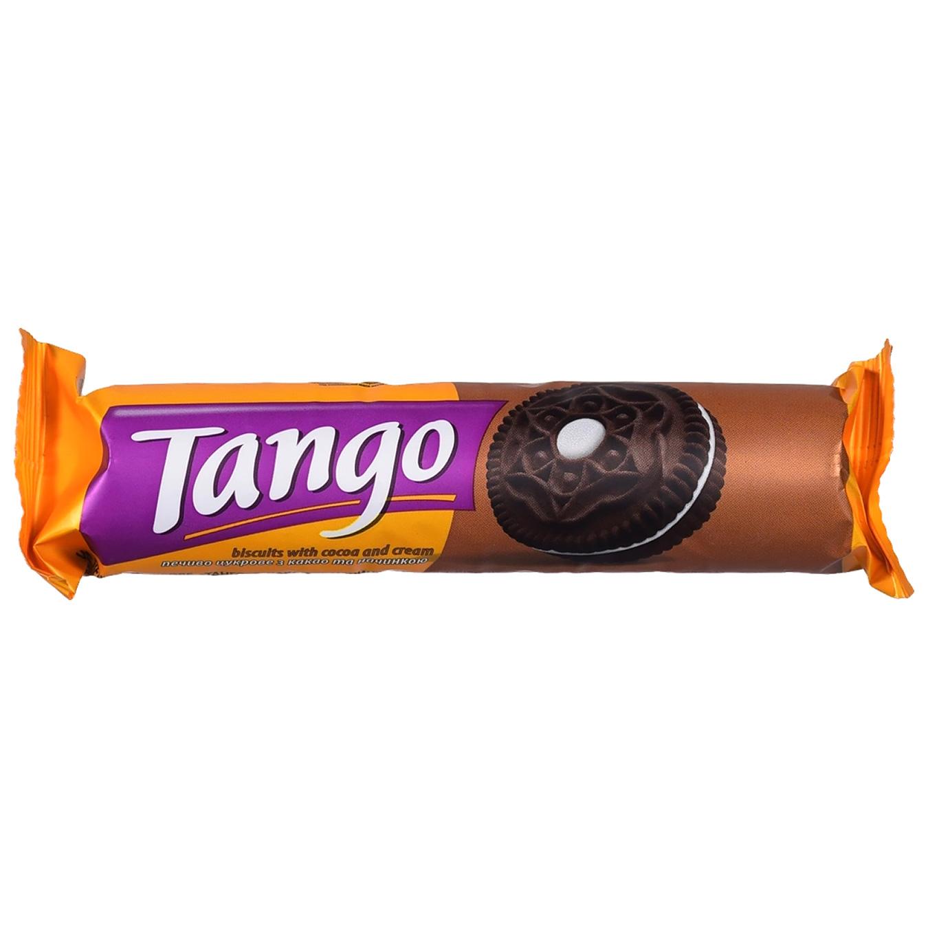 Печиво-сендвіч Tango з какао та начинкою 60г — фото продукту