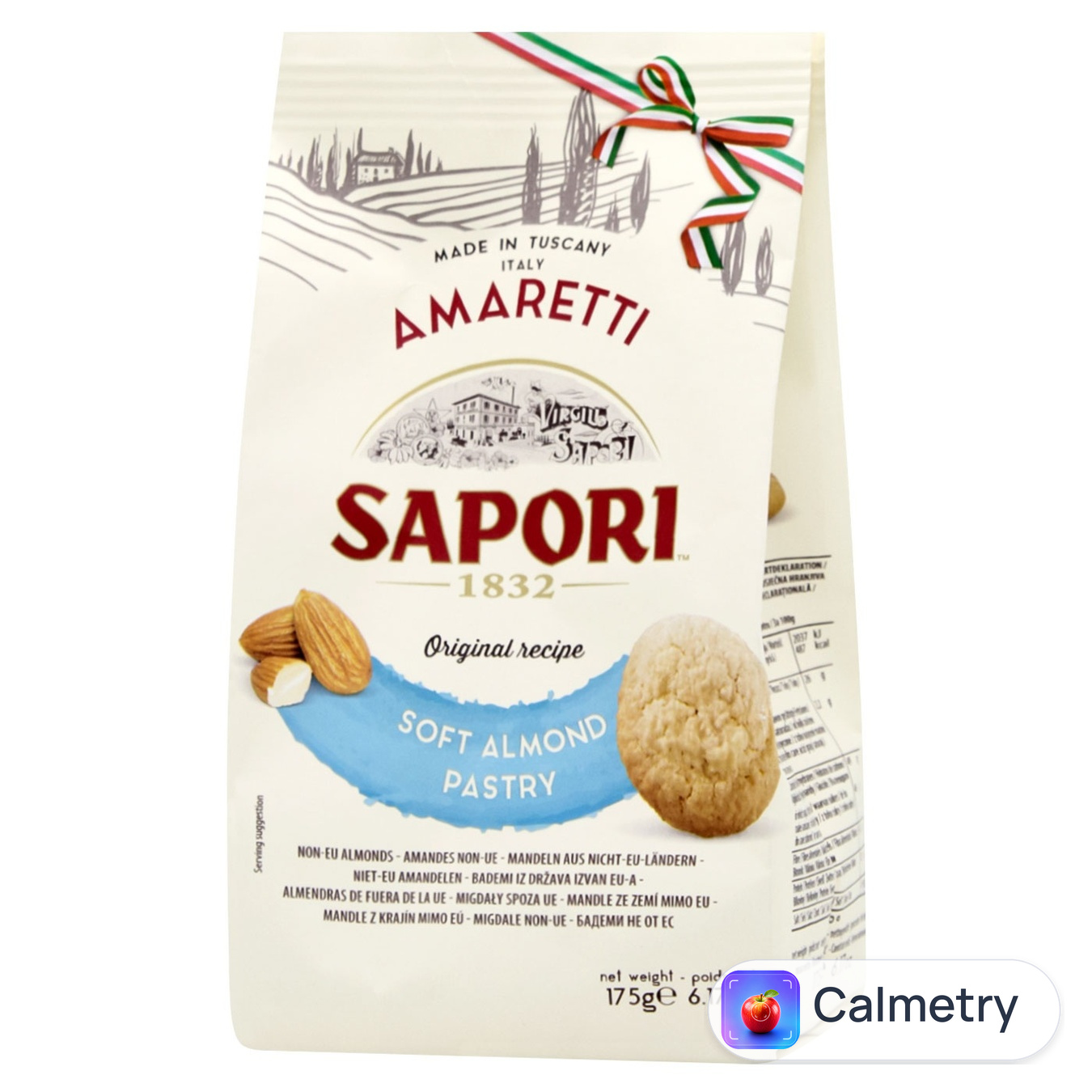 Печиво Sapori Amaretti мигдальне 175г
