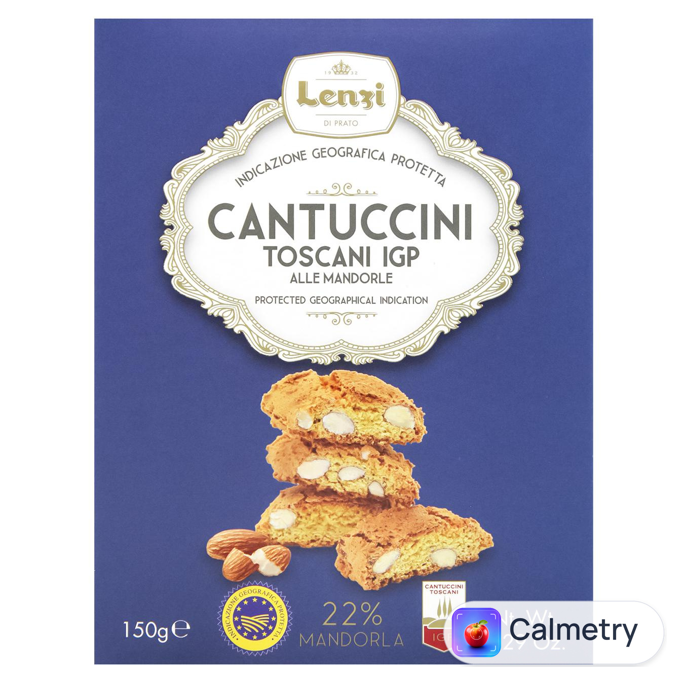 Печиво Lenzi Cantuccini Toscani IGP з мигдалем 150г — фото продукту