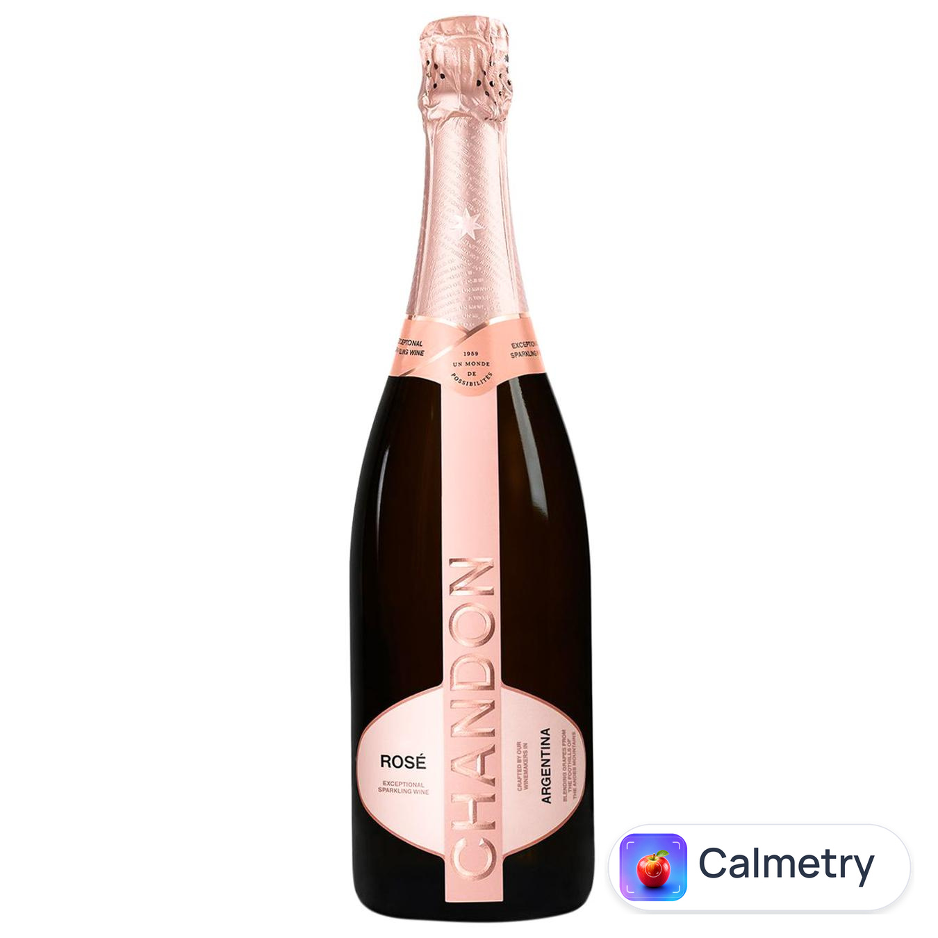 Вино ігристе Chandon Brut рожеве сухе 12% 0,75л