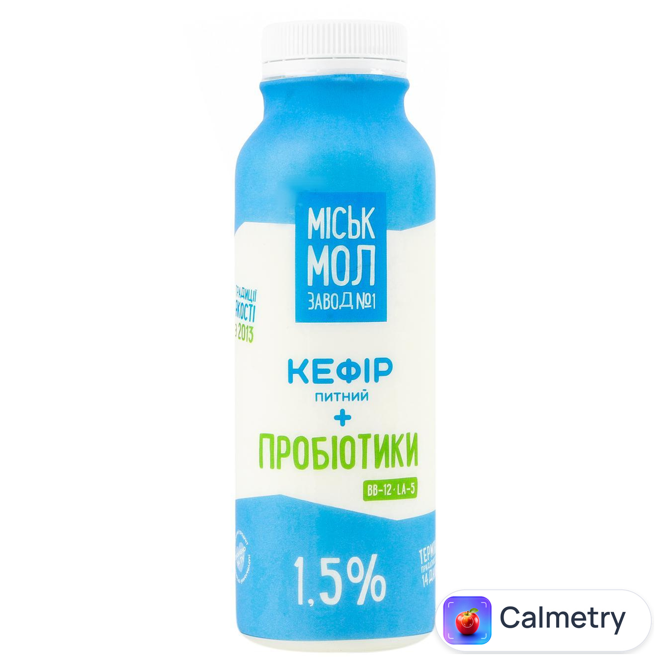 Кефір Міськмолзавод №1 + Пробіотики 1,5% 330г