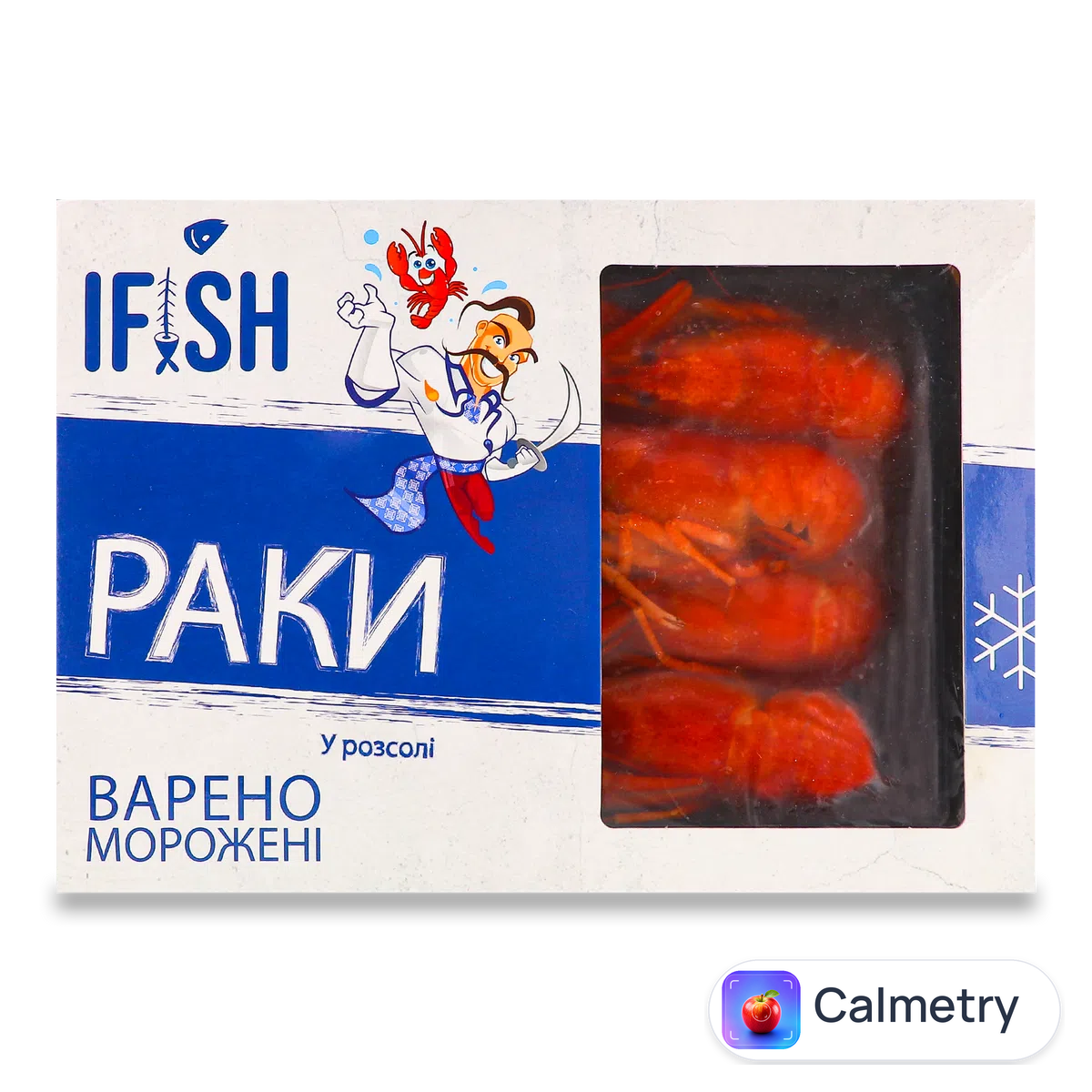 Раки Ifish у розсолі варено-морожені 0,5кг