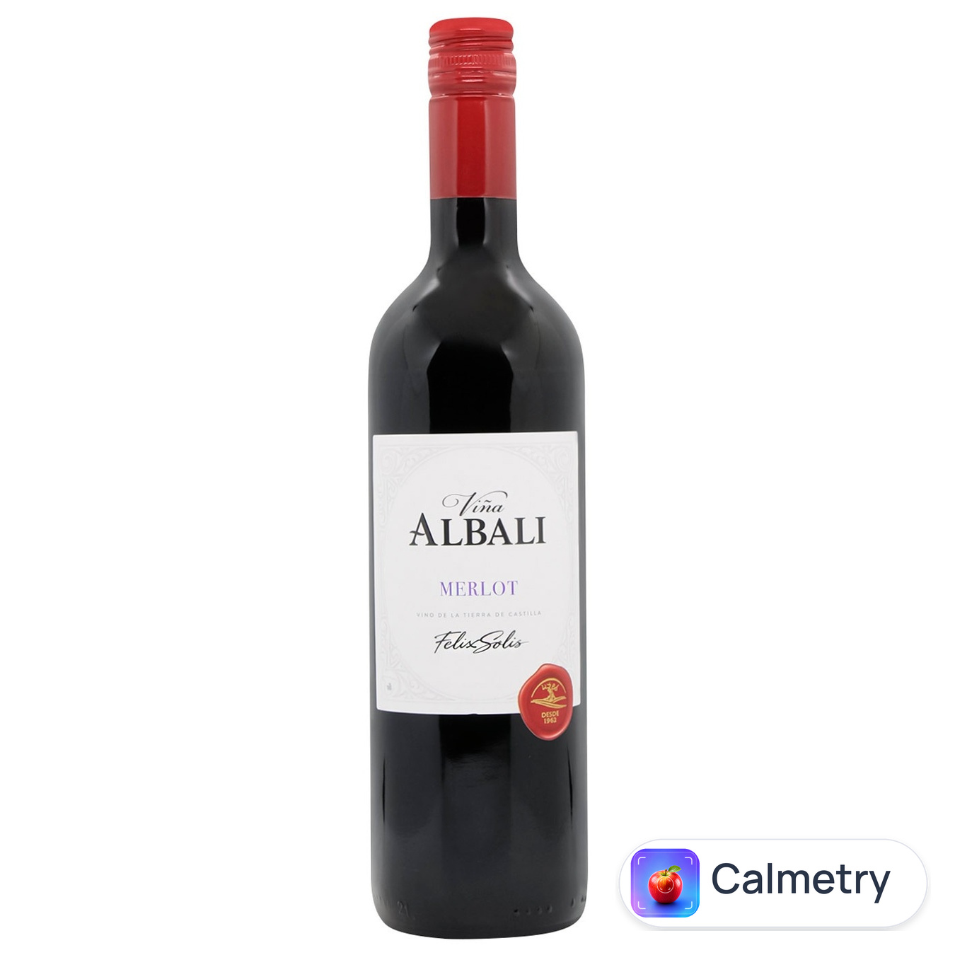Вино Vina Albali Merlot червоне сухе 13% 0,75л