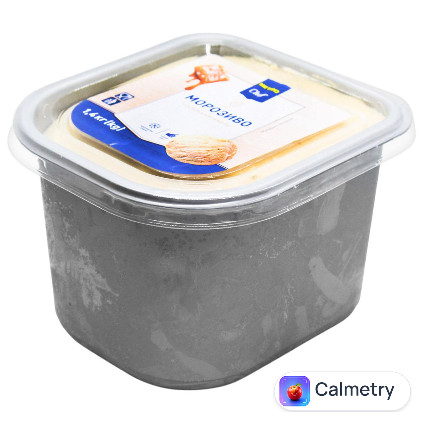 Морозиво Metro Chef солона карамель 1,4кг — фото продукту