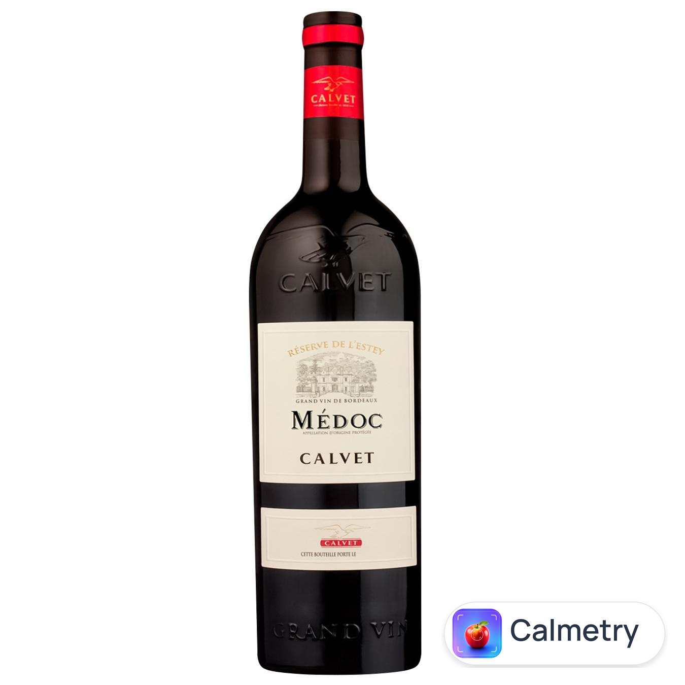 Вино Calvet Reserve de L'estey Medoc червоне сухе 13,5% 0,75л