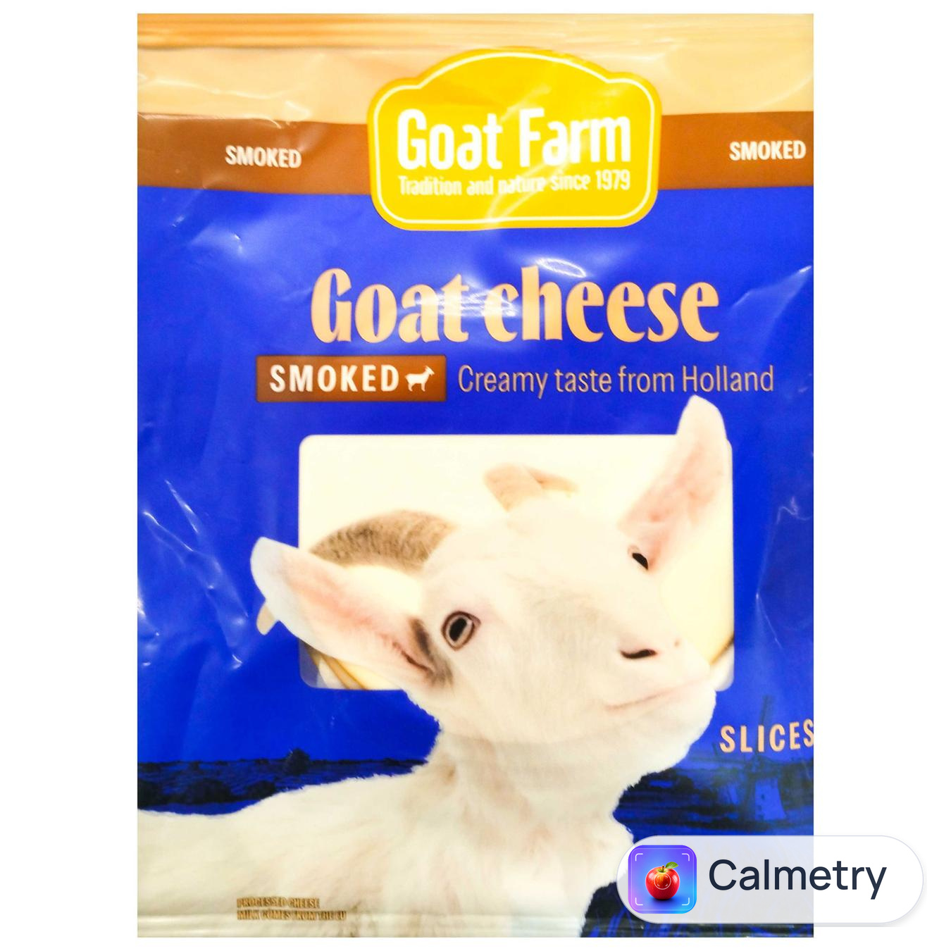 Сир Goat Farm козячий копчений нарізка 45% 100г