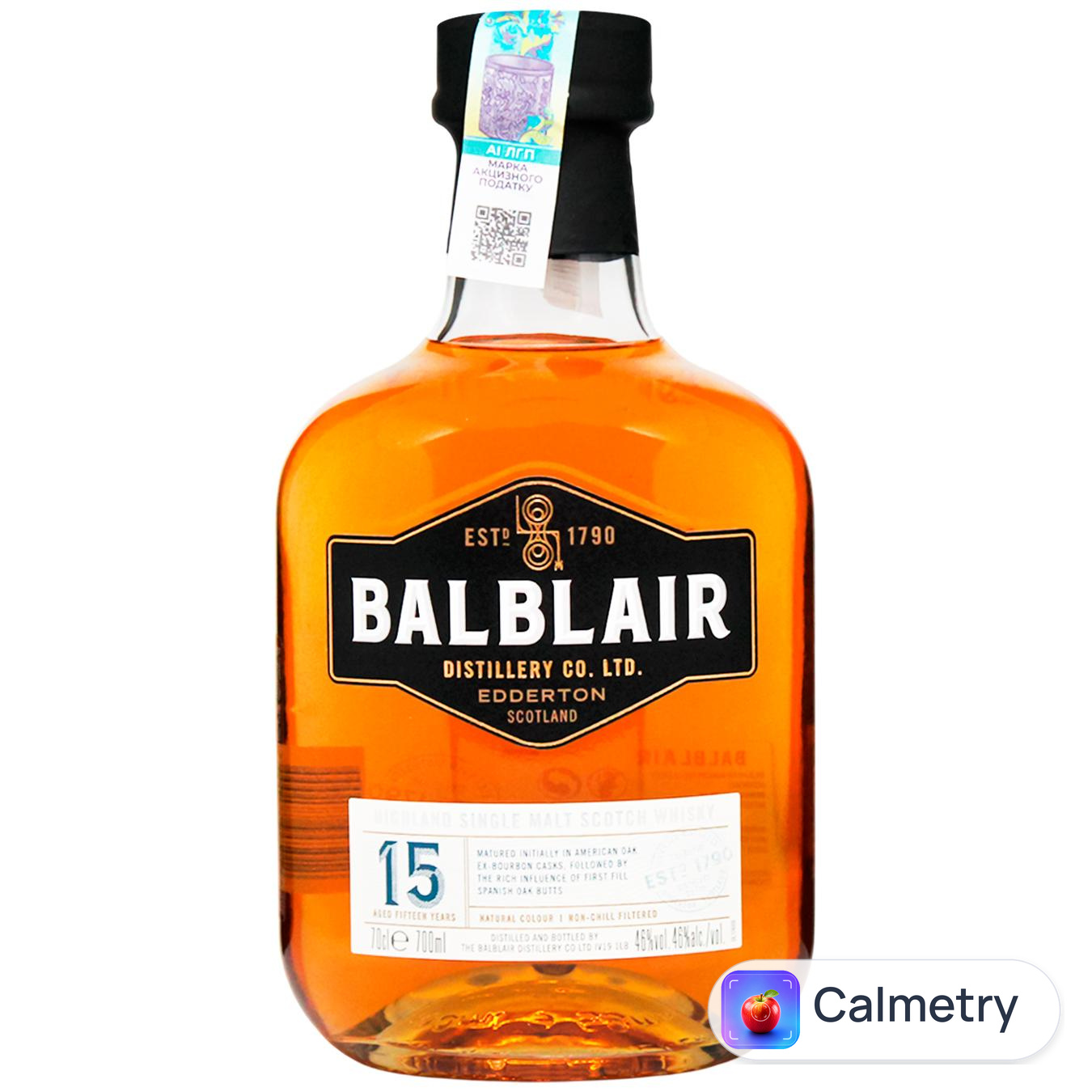 Віскі Balblair 15 років 46% 0,7л