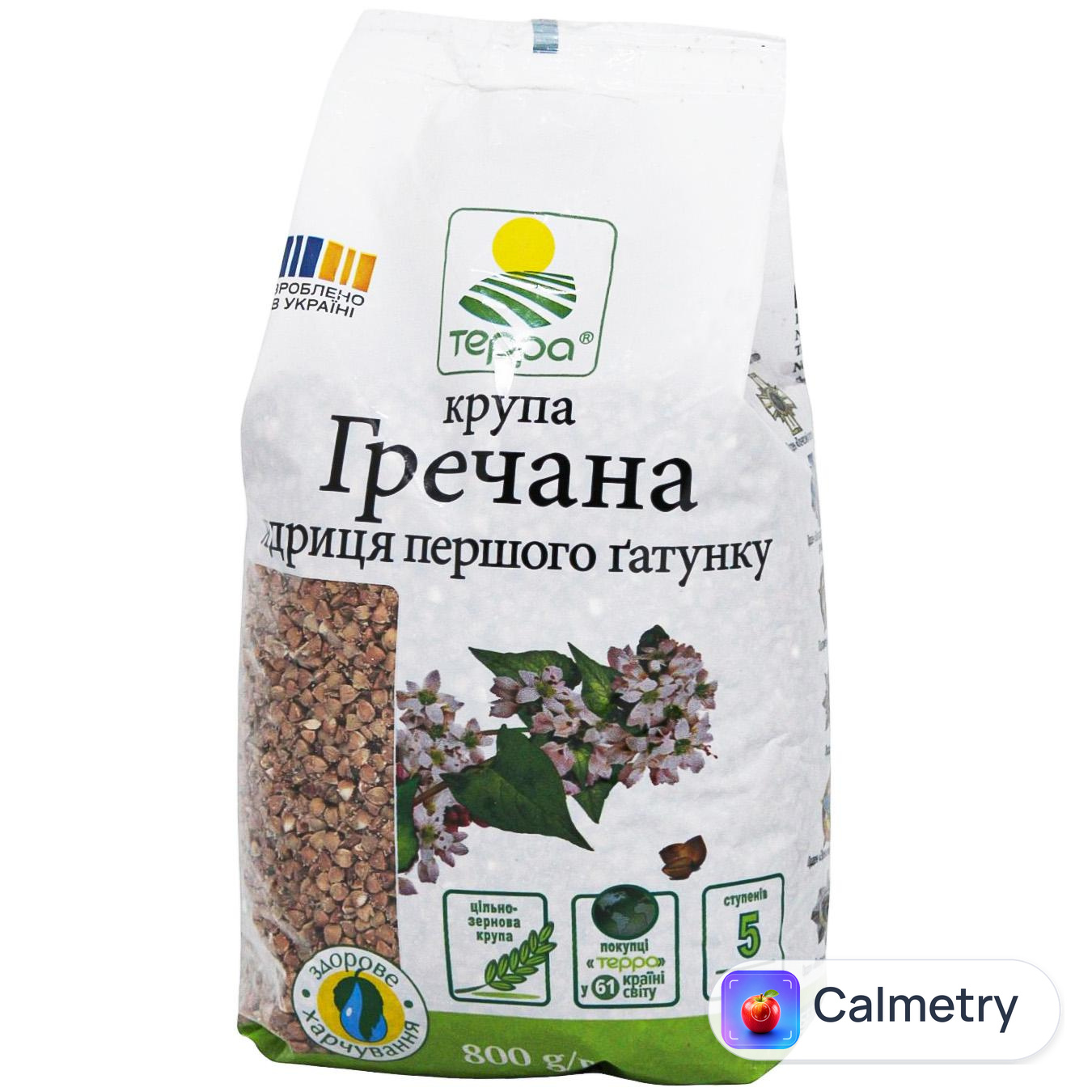 Крупа гречана Терра Ядриця 800г