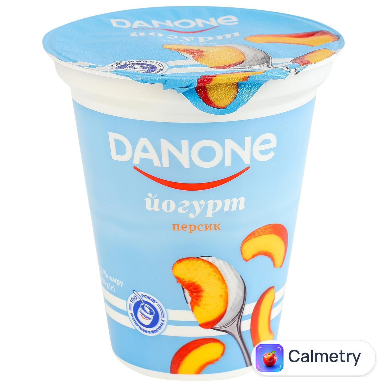 Йогурт Danone персик 3,2% 260г