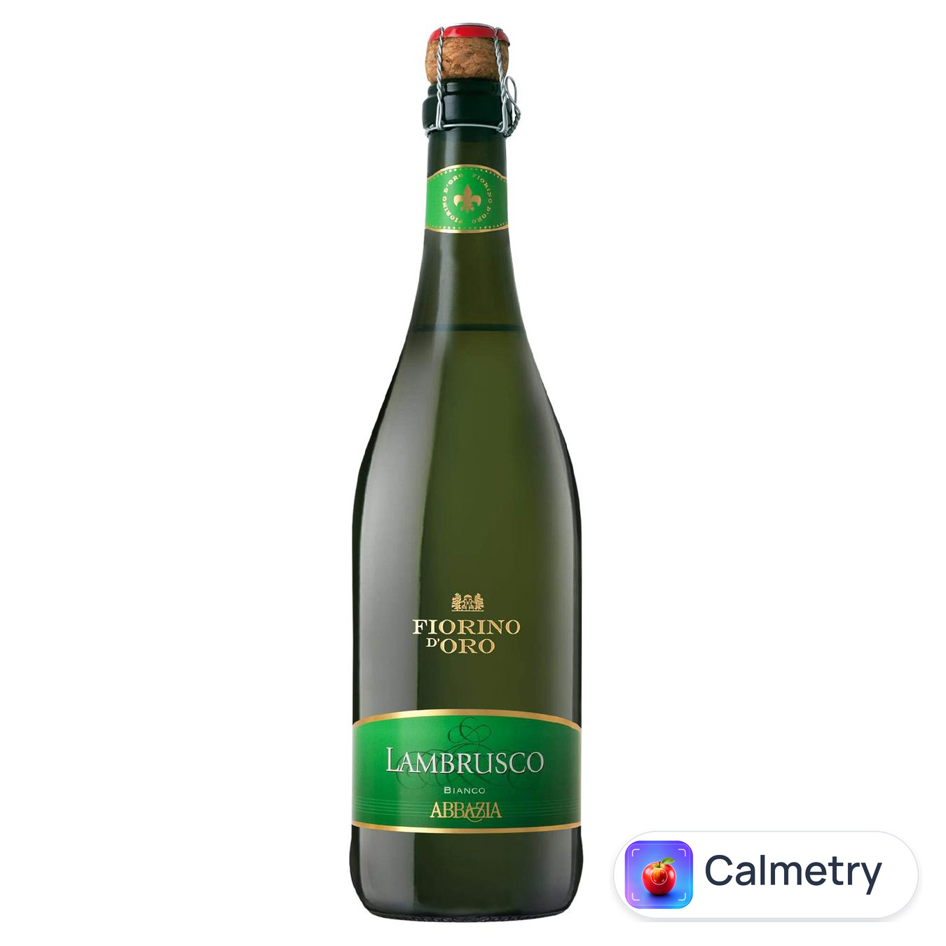 Вино ігристе Abbazia Lambrusco Bianco Fiorino d'Oro біле напівсухе 8% 0,75л