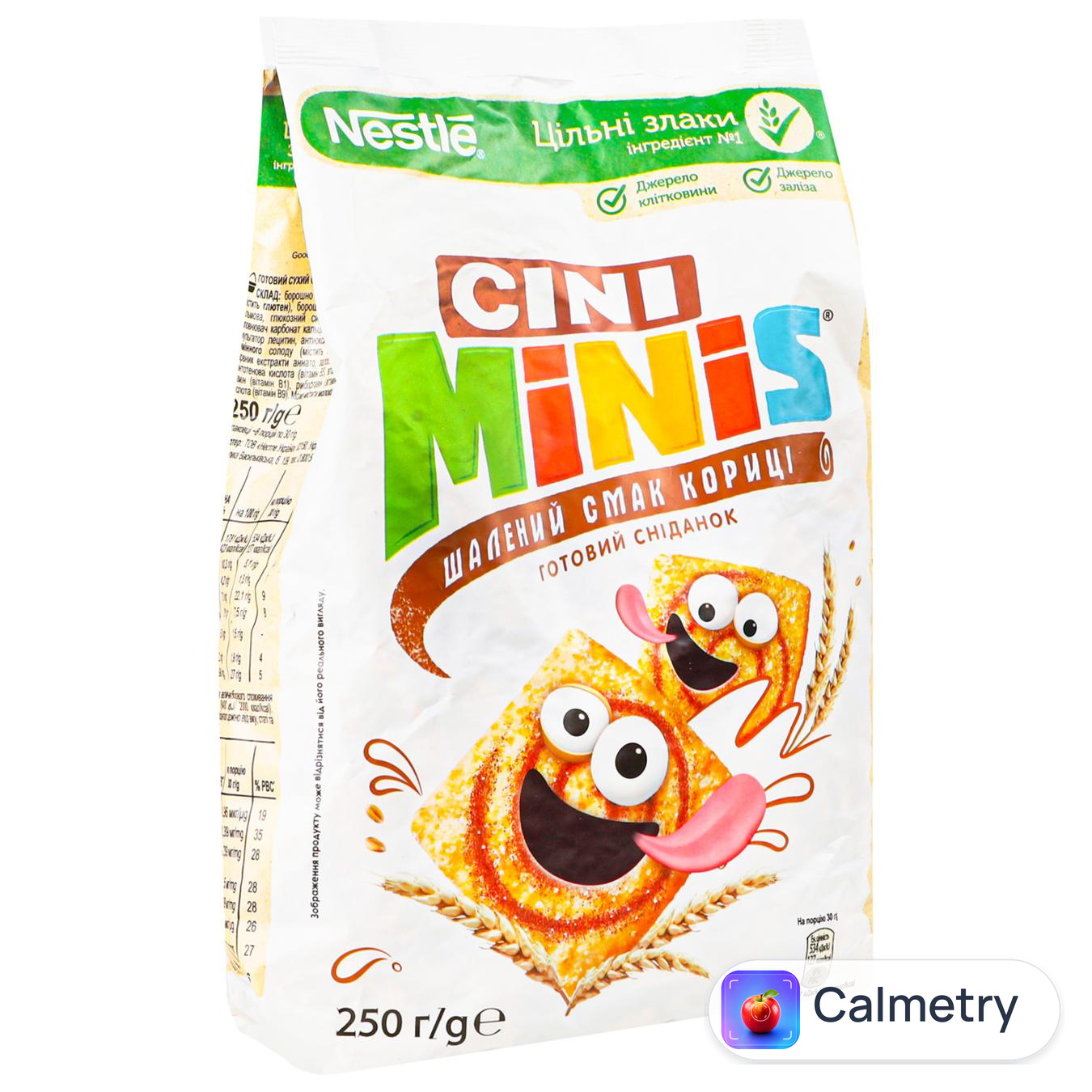 Сніданок сухий NESTLÉ® CINI-MINIS® зі смаком кориці 250г — фото продукту