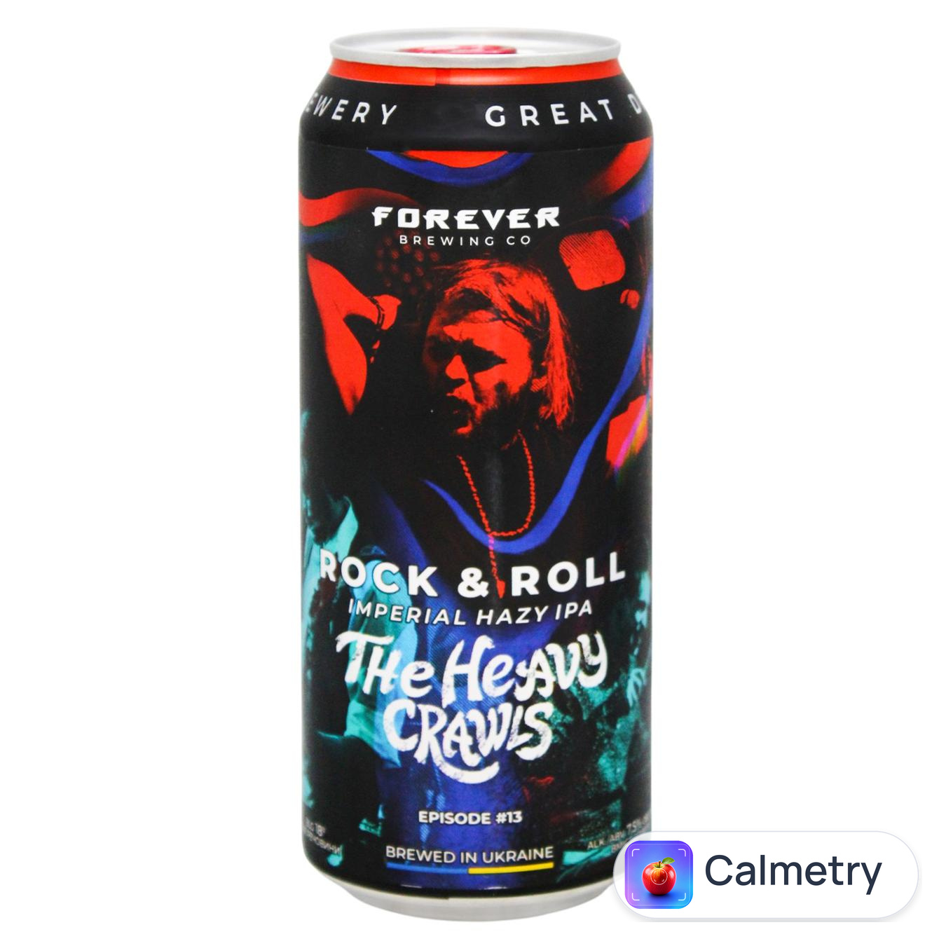 Пиво Forever Rock & Roll світле нефільтроване 7,5% 0,5л — фото продукту