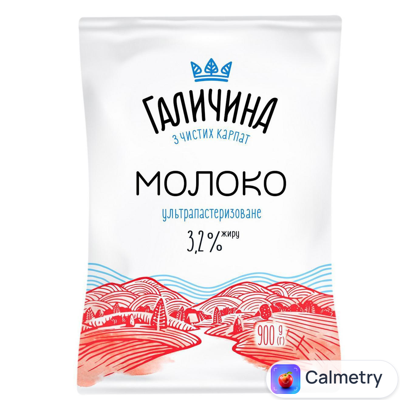 Молоко Галичина ультрапастеризоване 3,2% 900г — фото продукту
