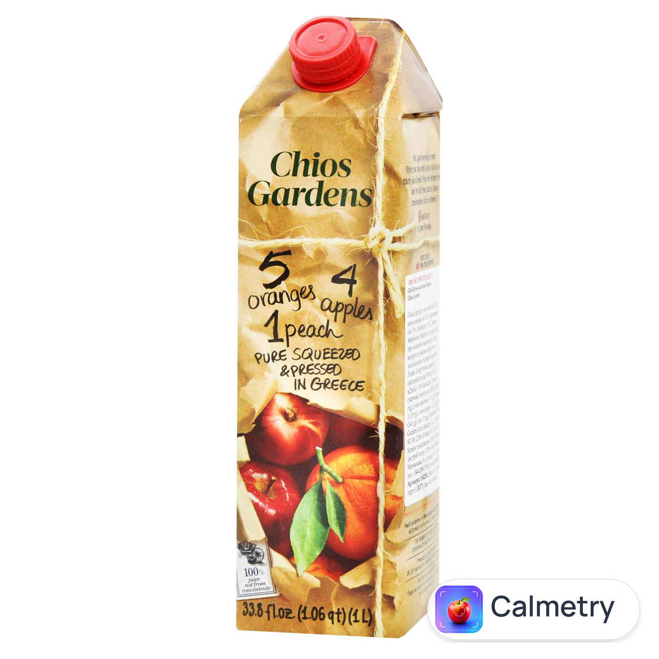 Сік Chios Gardens яблуко-апельсин-персик 1л