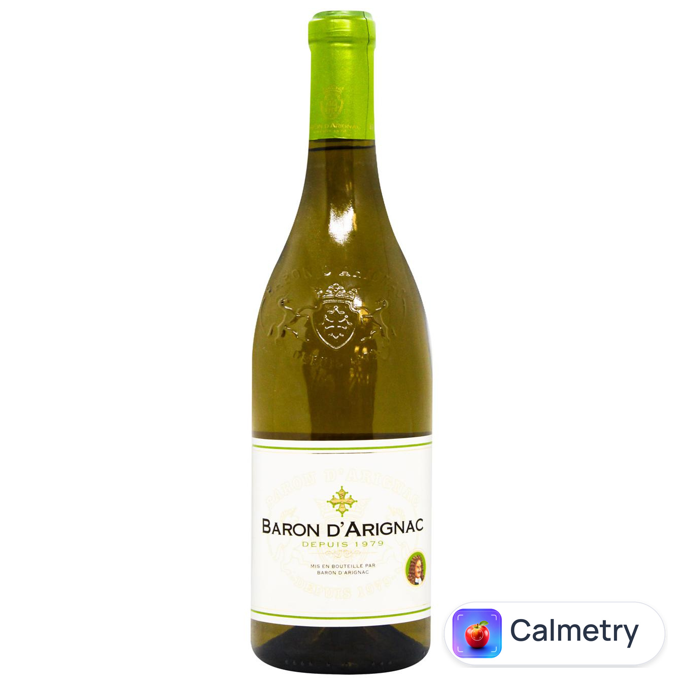 Вино Baron d`Arignac Blanc de Blancs біле сухе 11% 0,75л