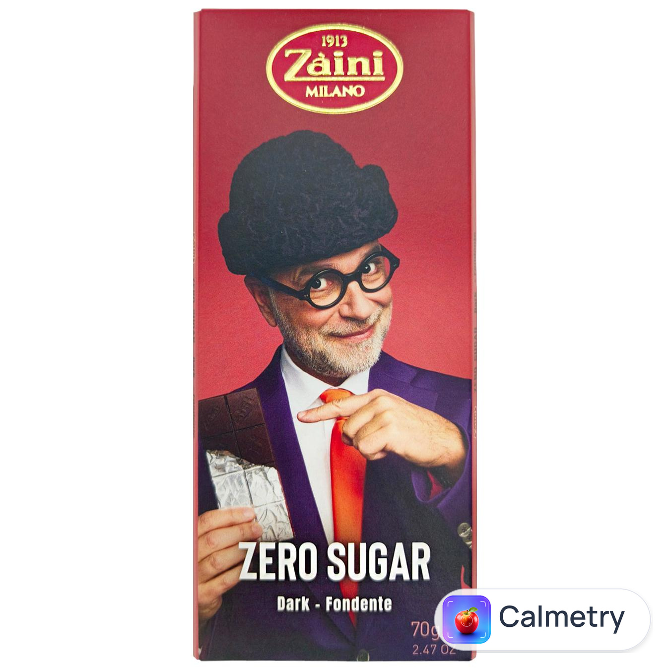Шоколад чорний Zaini без цукру 70г