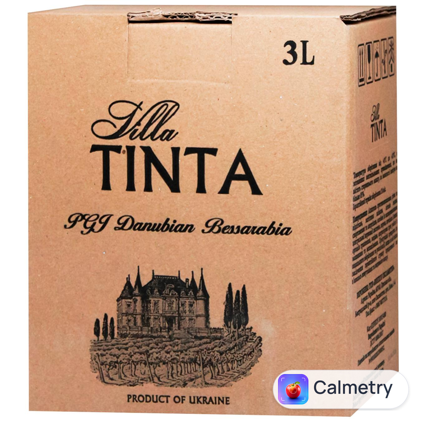 Вино Villa Tinta Мерло червоне сухе 11,5-13% 3л