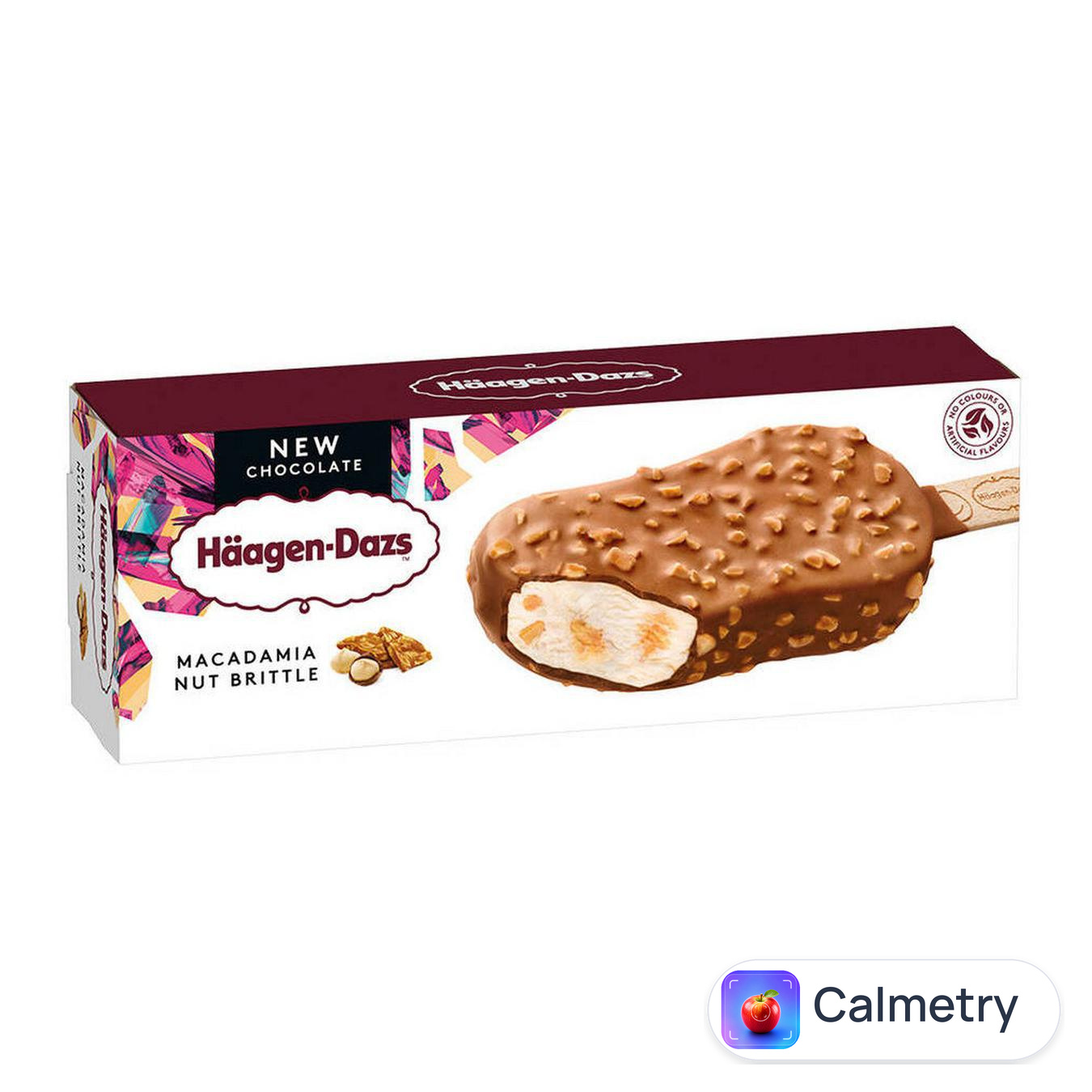 Морозиво Haagen-Dazs ванільне грильяж з макадамії 70г