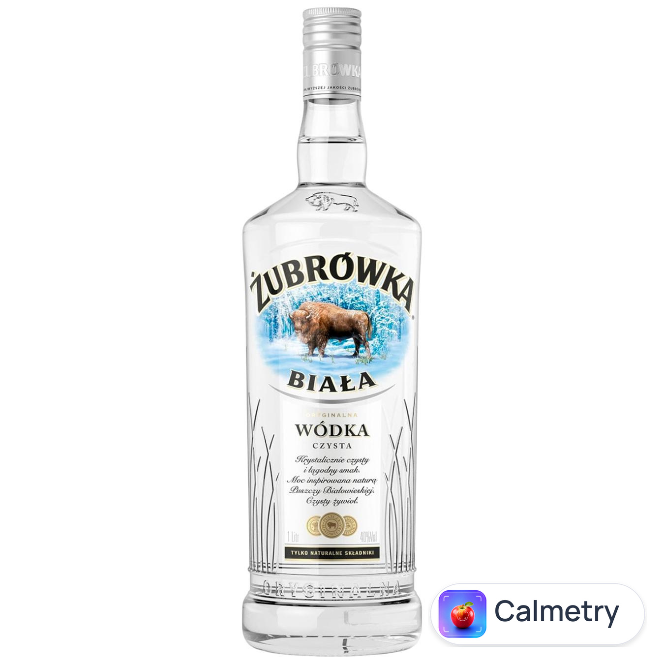 Горілка Zubrowka Бяла 40% 1л