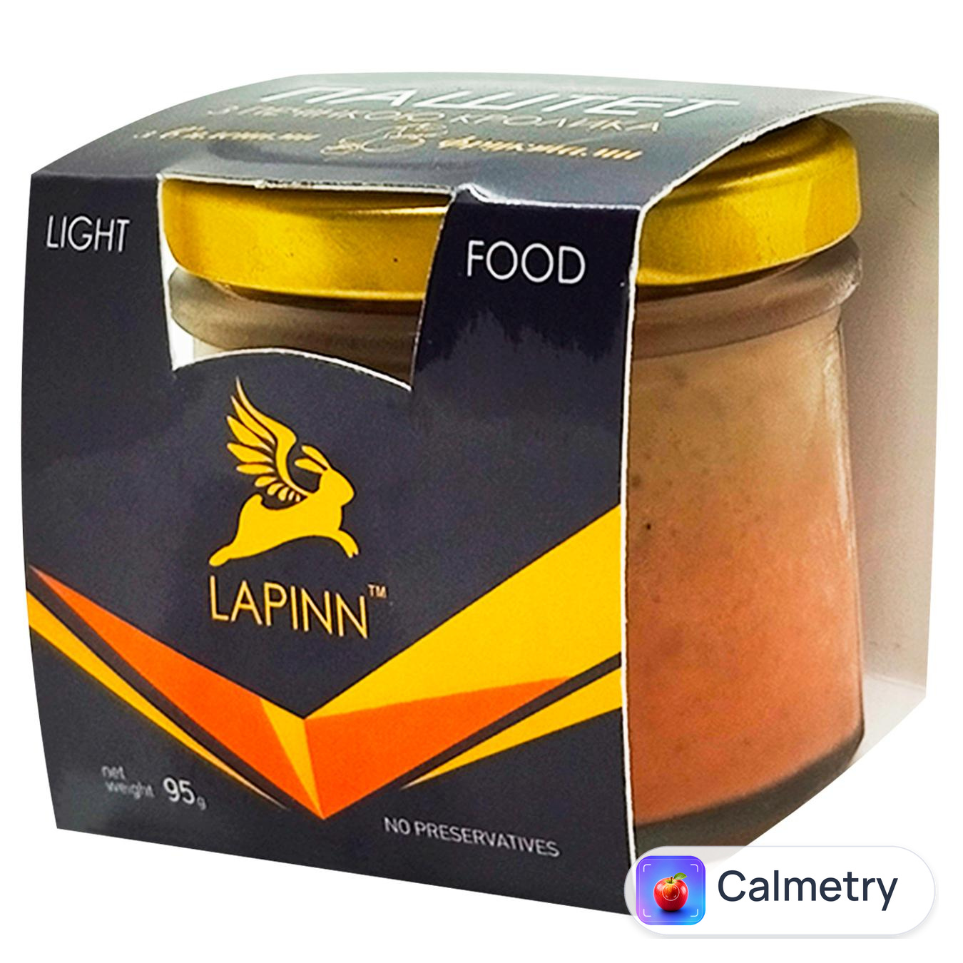 Паштет Lapinn з печінки кролика з в'яленими фруктами 95г