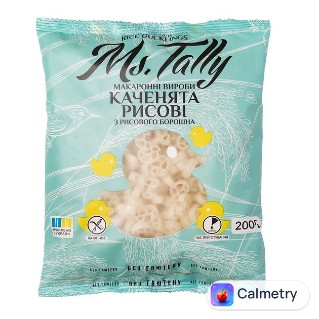 Макарони без глютену рисові "Каченята" Ms. Tally 200г