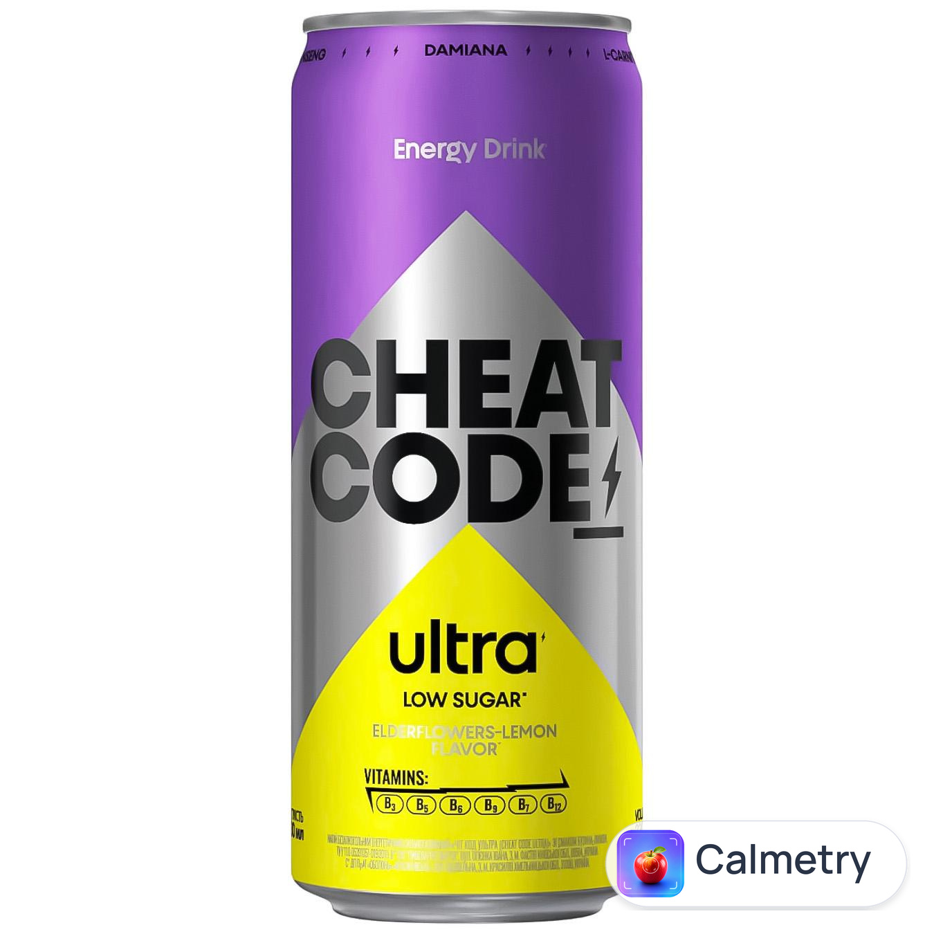 Напій енергетичний Cheat Code Charge Бузина-лимон 0,33л — фото продукту