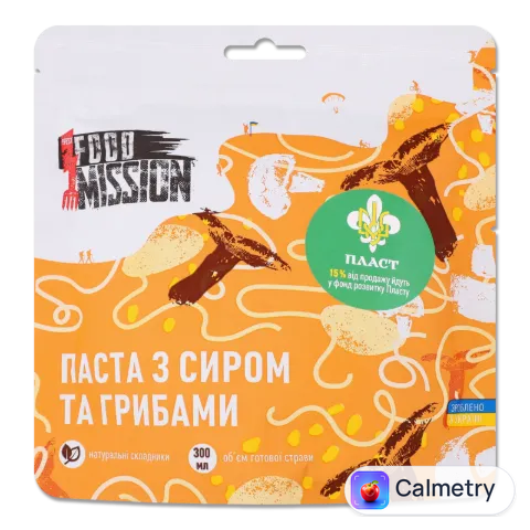 Паста !Fest Food Mission з сиром та грибами