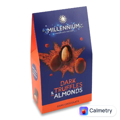 Цукерки Millennium мигдаль в чорному трюфелі
