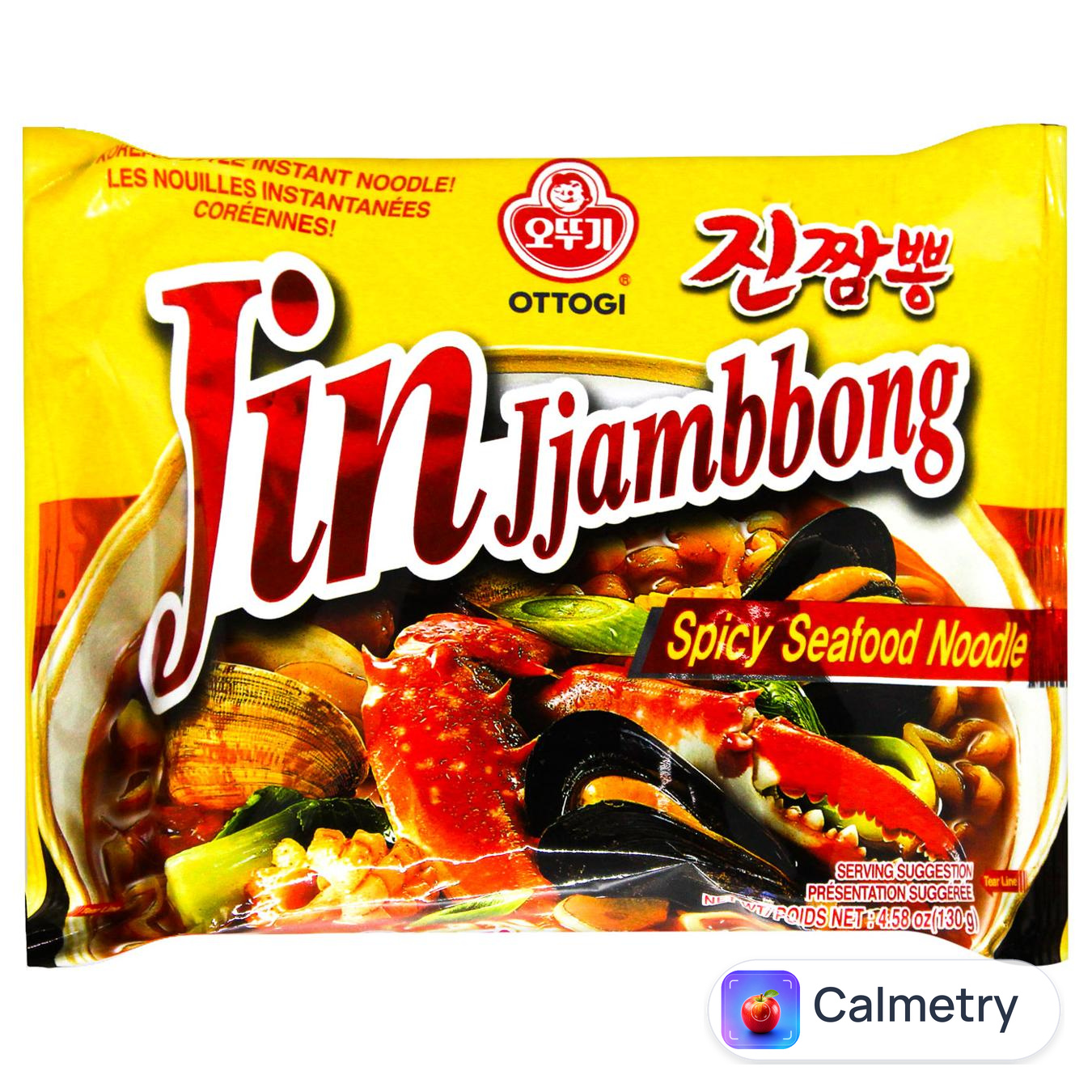 Локшина Ottogi Jin Jjambbong Ramen з морепродуктами 130г