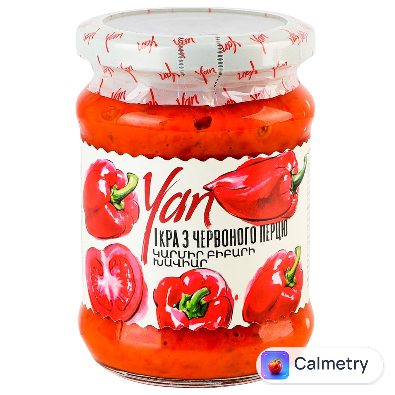 Ікра Yan з червоного перцю 250г