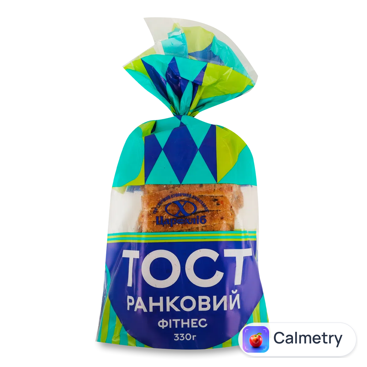 Хліб «Цар-хліб» «Тост» «Ранковий фітнес» нарізаний 330г