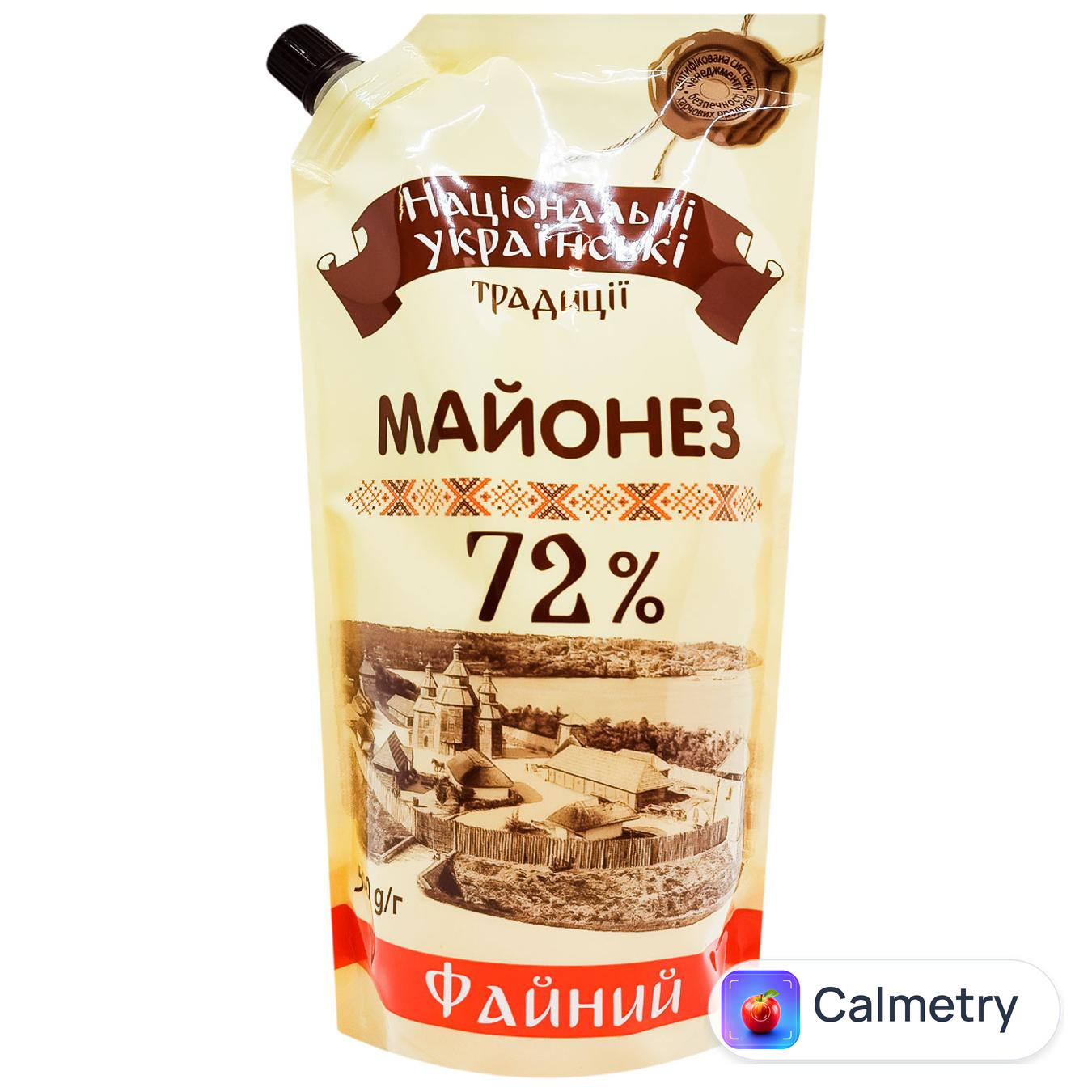 Майонез Національні Українські Традиції Файний 72% 500г