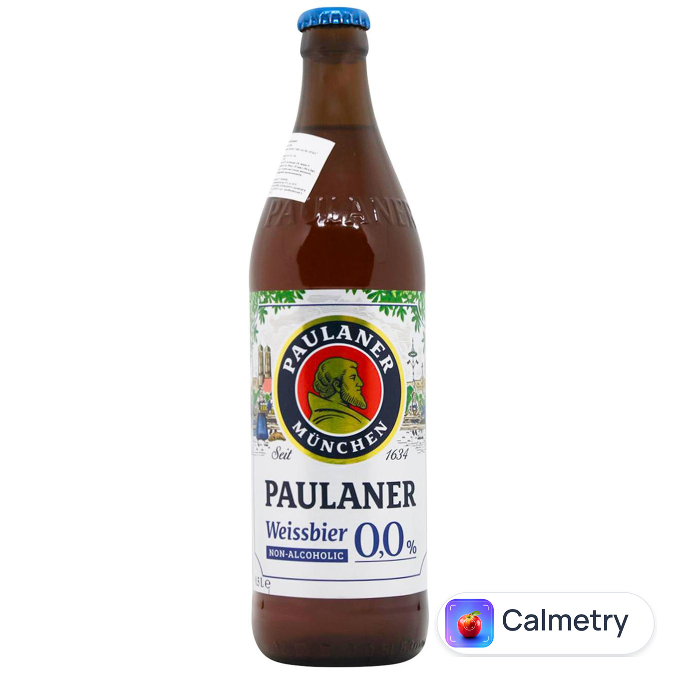 Пиво Paulaner світле нефільтроване безалкогольне 0,5л