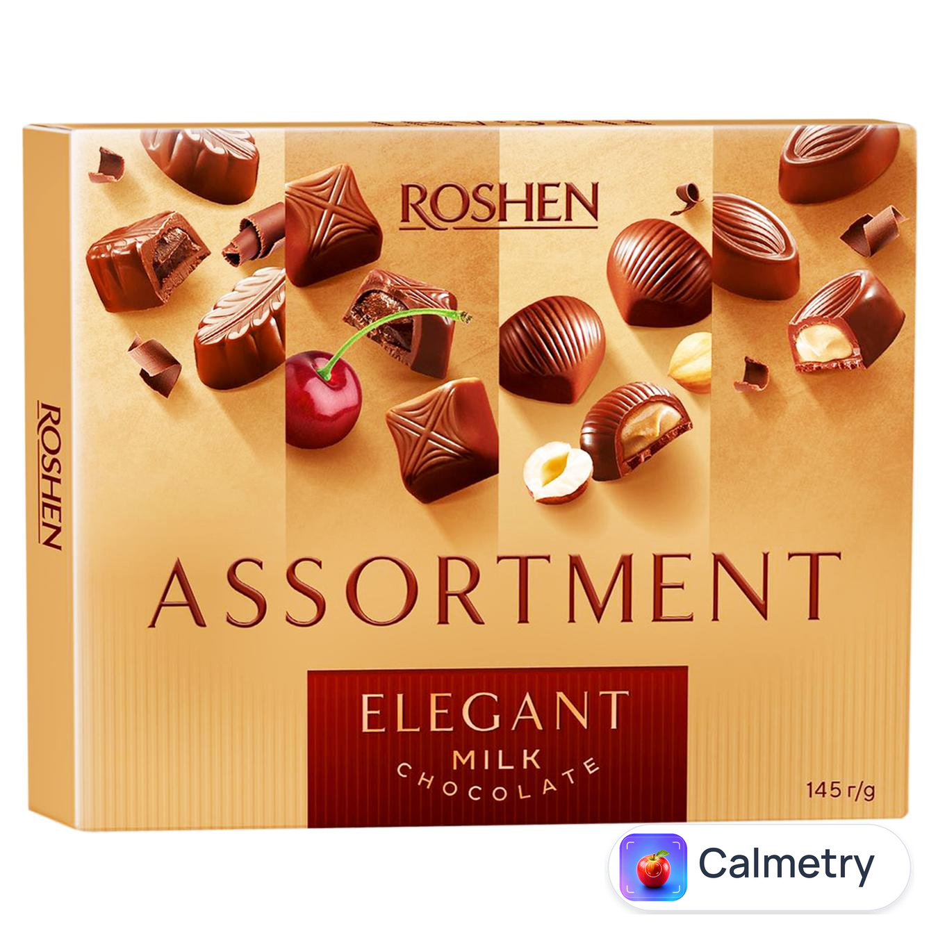 Цукерки Roshen Assortment Еlegant в молочному шоколаді 145г