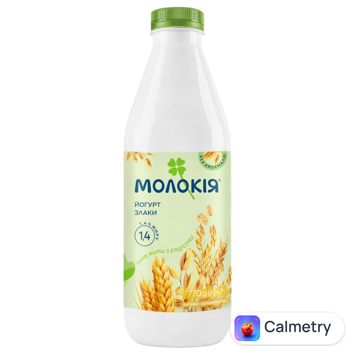 Йогурт Молокія Злаки 1,4% 770г
