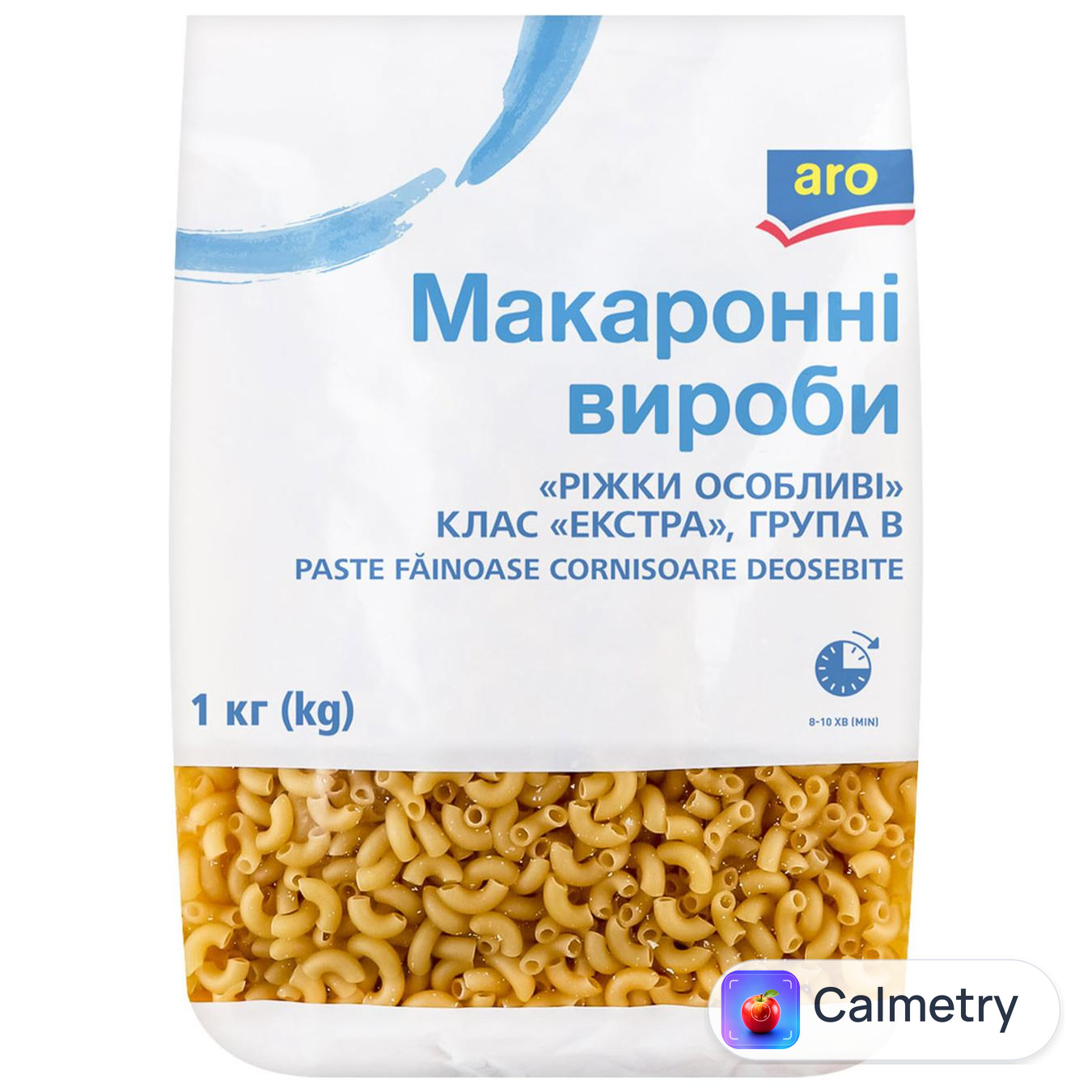 Макаронні вироби Aro Ріжки особливі 1кг — фото продукту