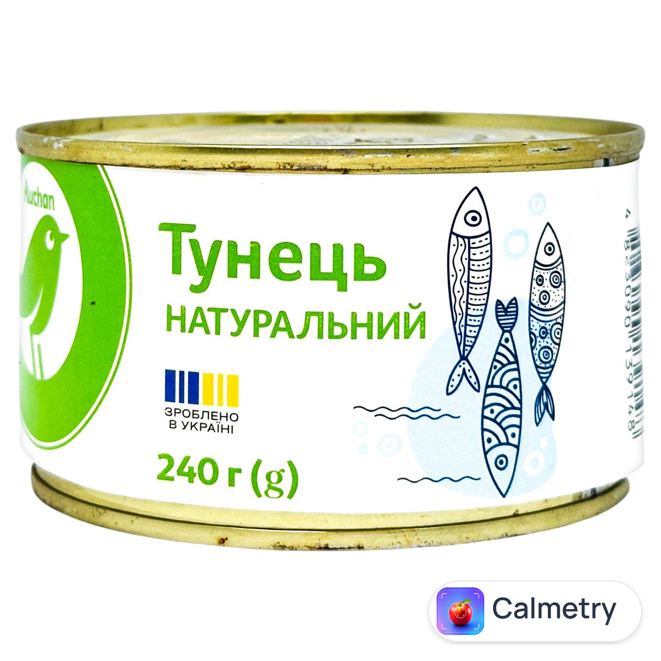 Тунець Auchan натуральний 240г