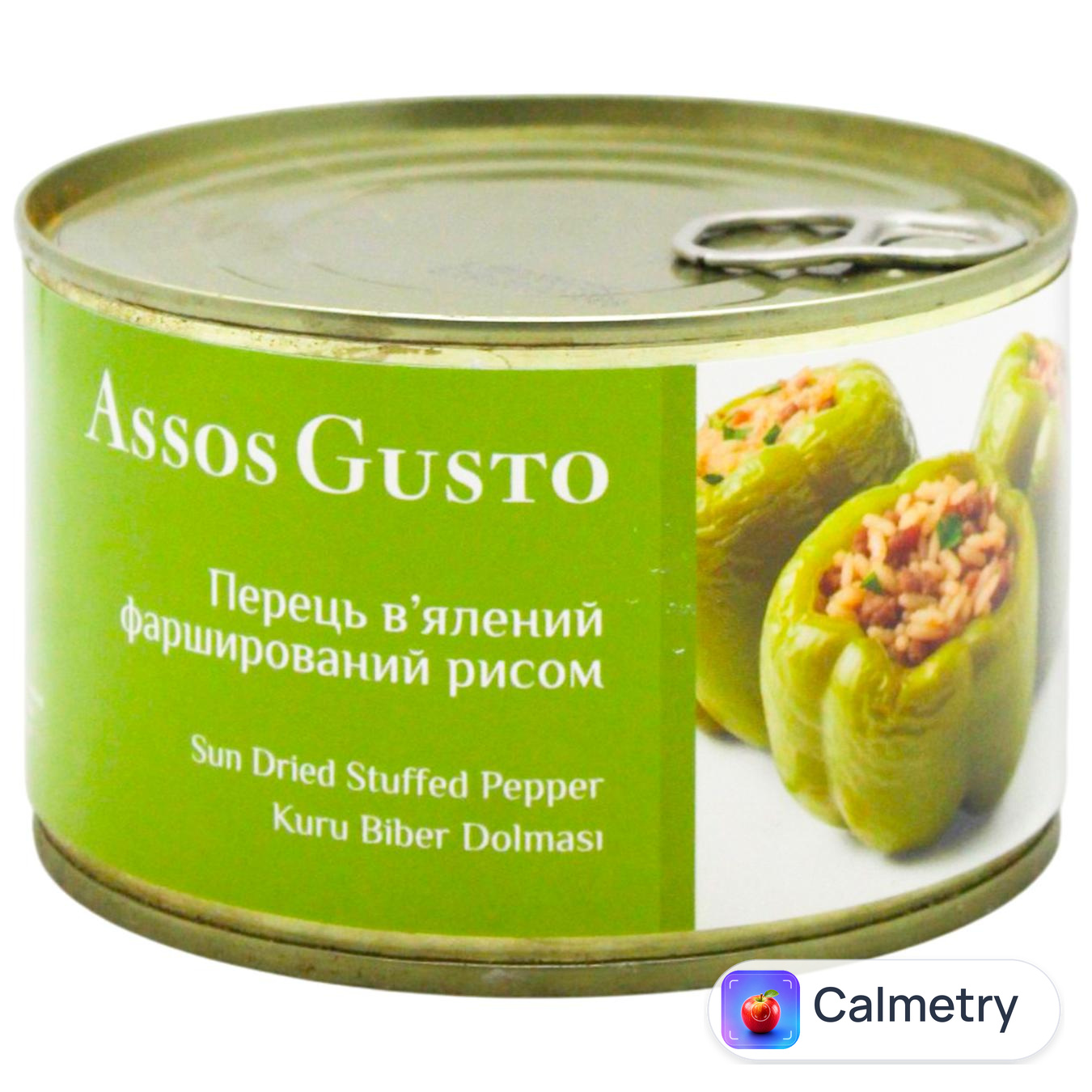 Перець Assos Gusto в'ялений фарширований рисом 400г