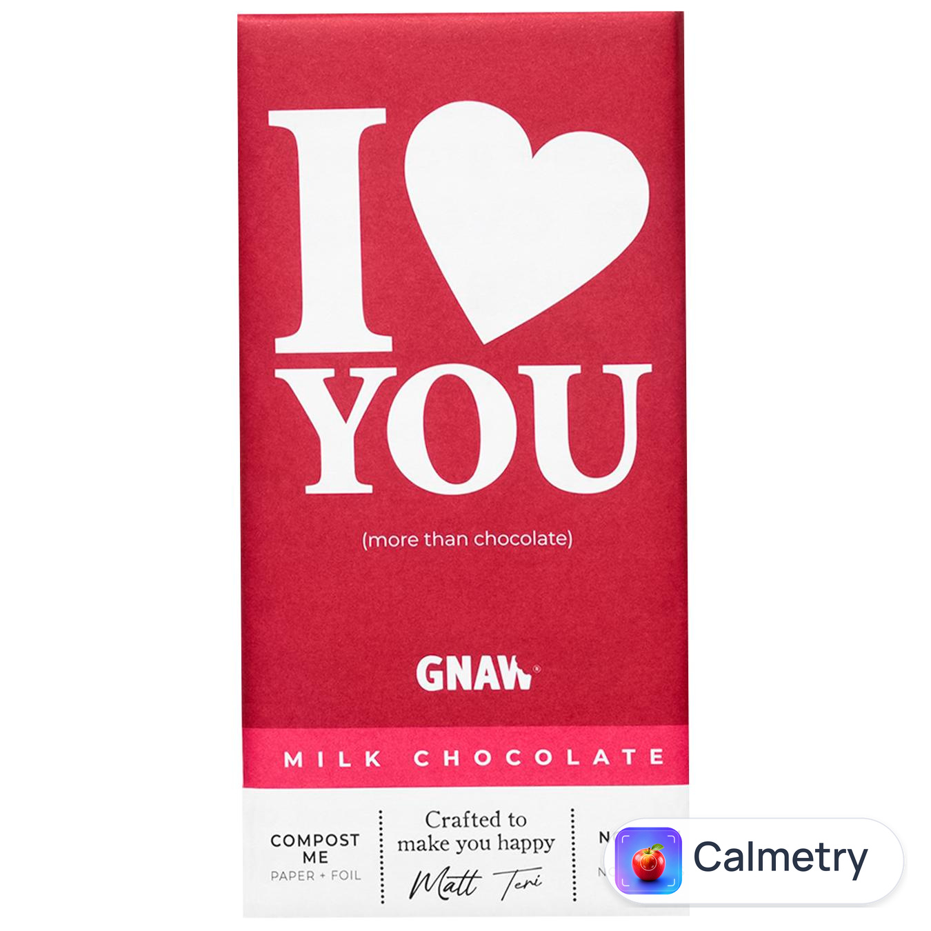Шоколад молочний Gnaw I Love You 80г