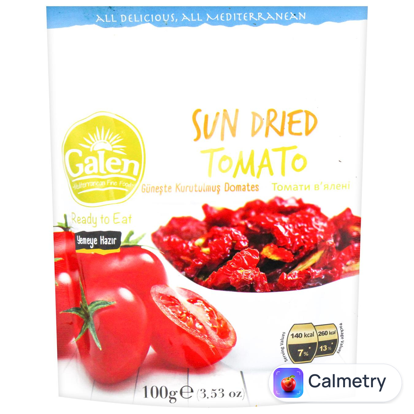Помідори Galen в'ялені 100г — фото продукту