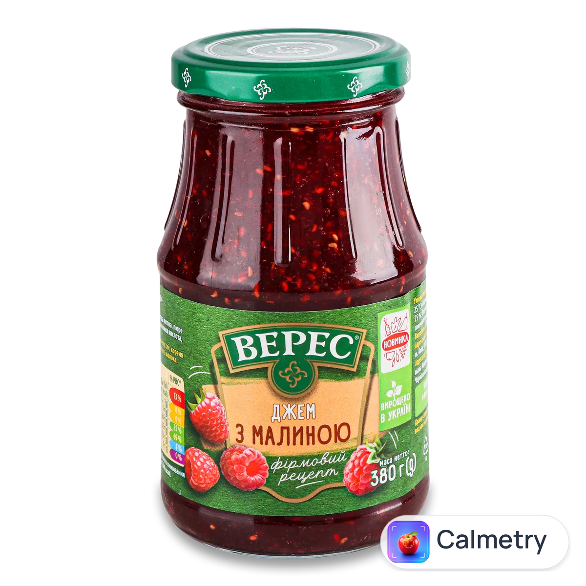 Джем «Верес» малиновий с/б 380г