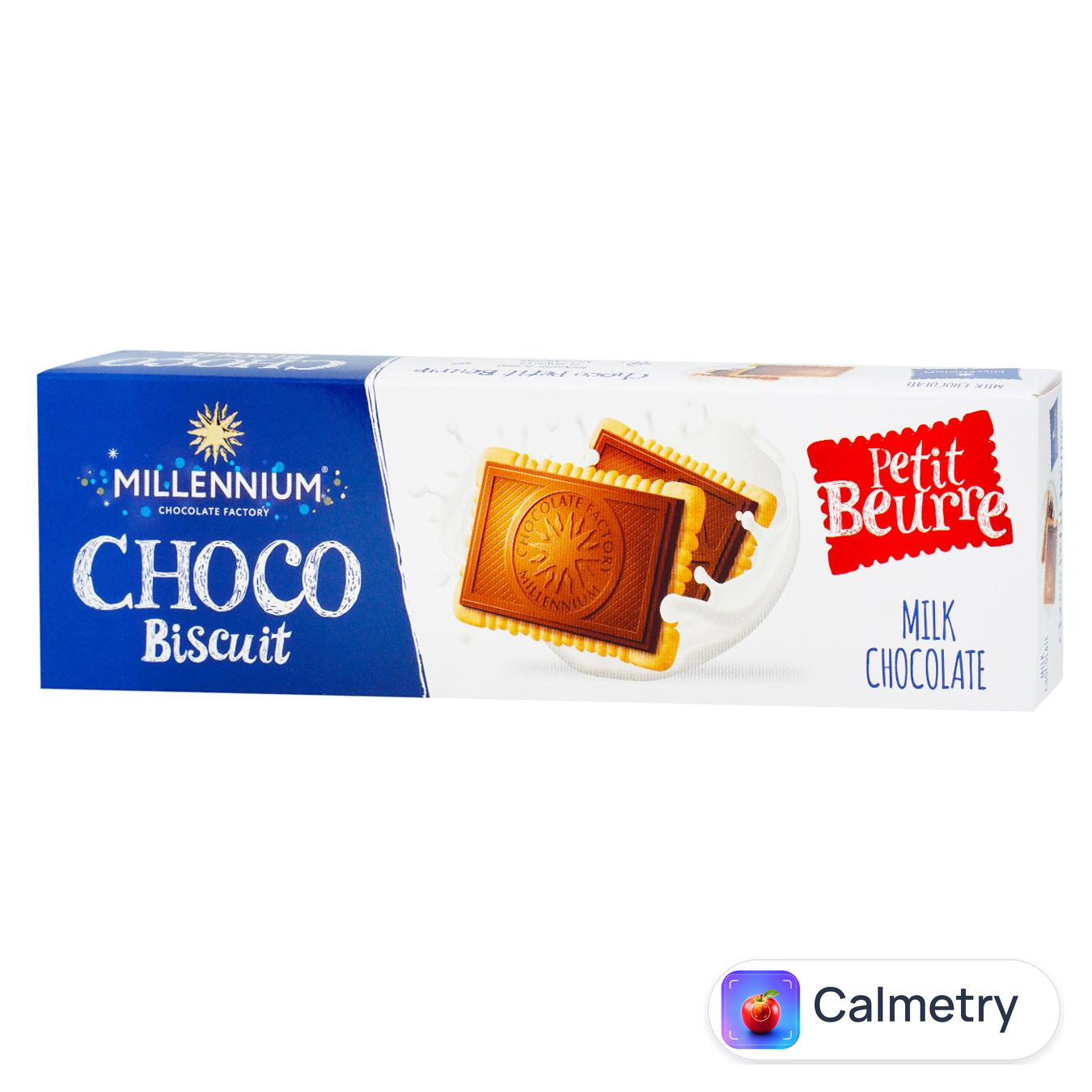 Печиво Millennium Choco Biscuit з молочним шоколадом 132г