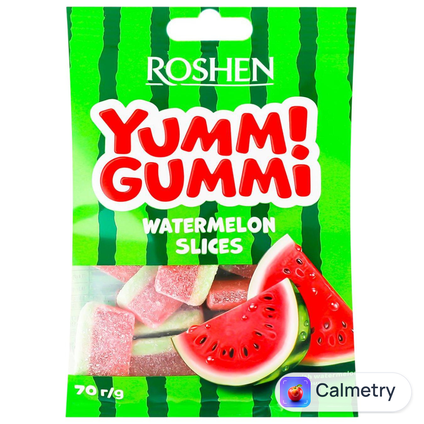 Цукерки Roshen Yummi Gummi Watermelon 70г