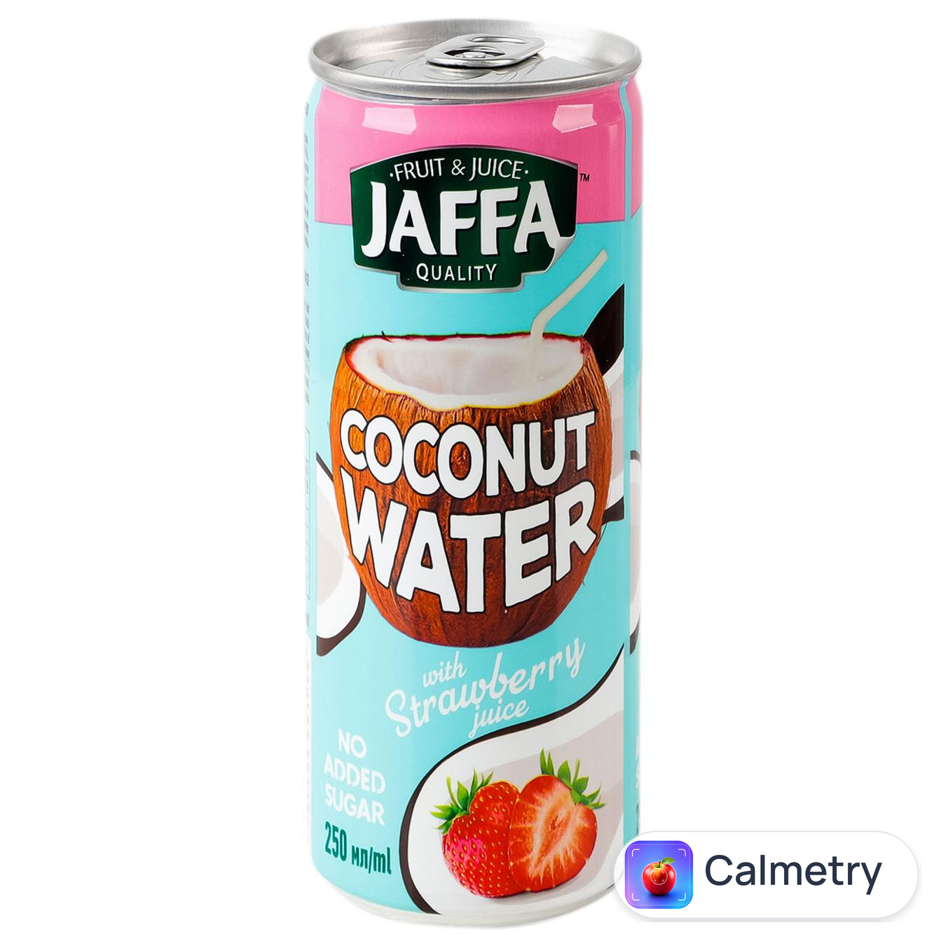 Вода кокосова Jaffa з соком полуниці 250мл — фото продукту