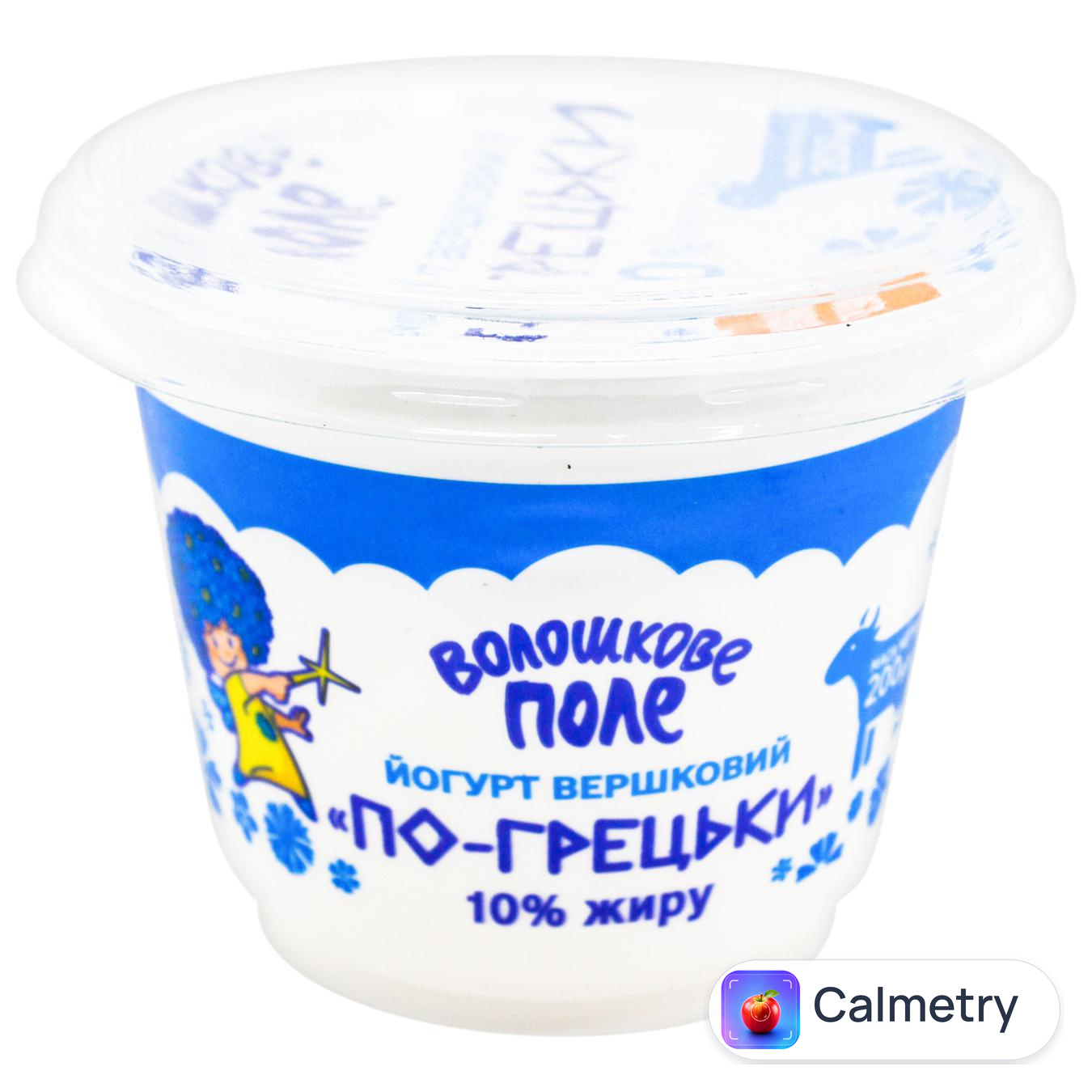 Йогурт Волошкове Поле По-грецьки 10% 200г