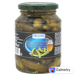 Огірки Helcom корнішони мариновані з медом 0,37л