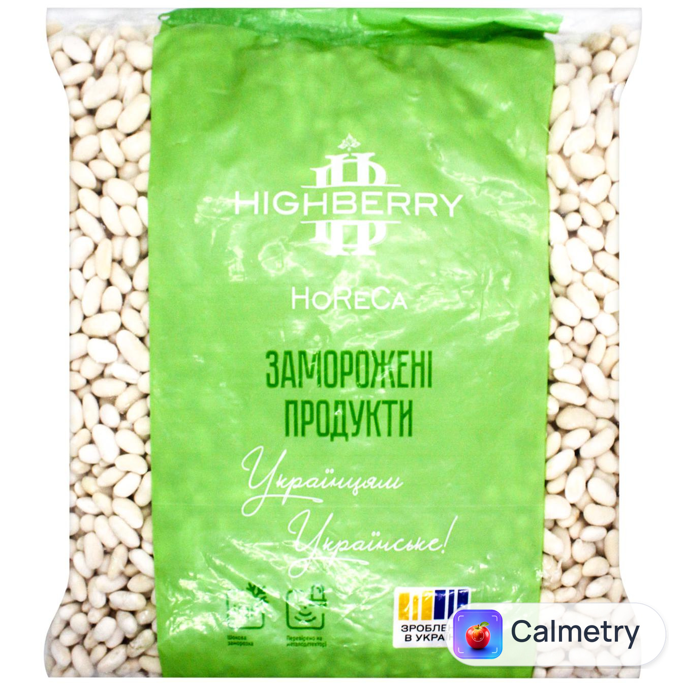 Квасоля Highberry боби білі заморожені 2,5кг