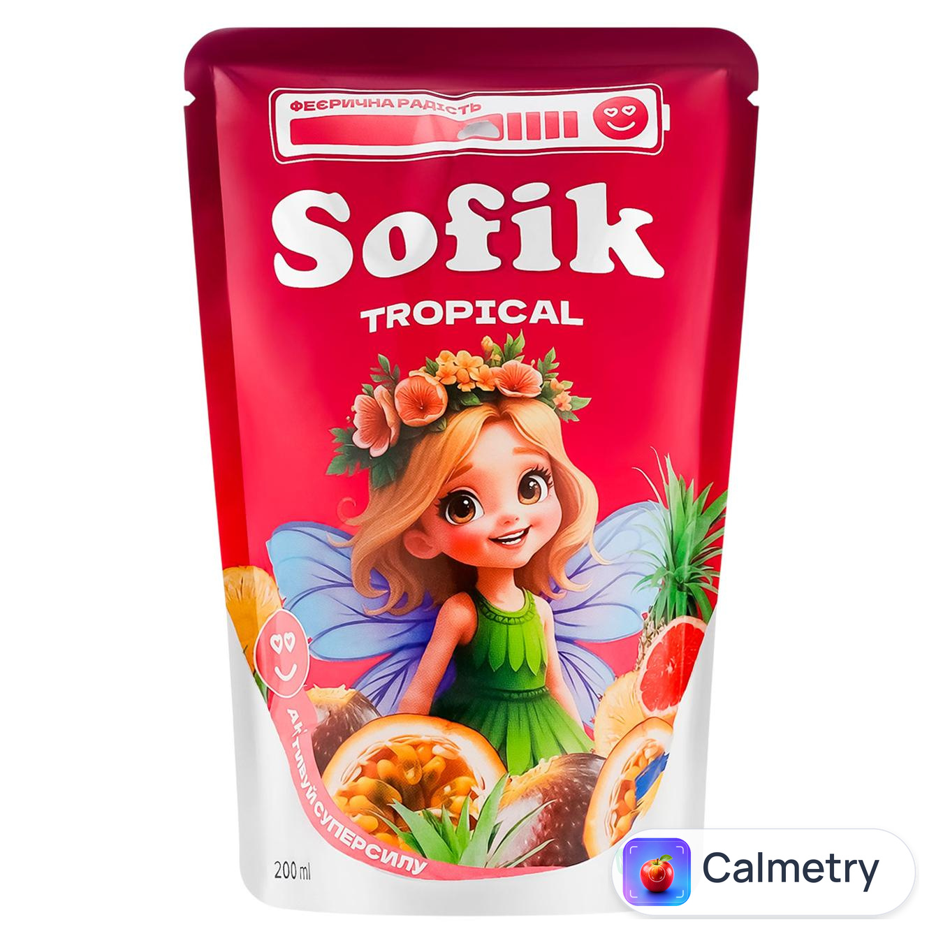 Напій соковий Sofik зі смаком маракуйї 200мл