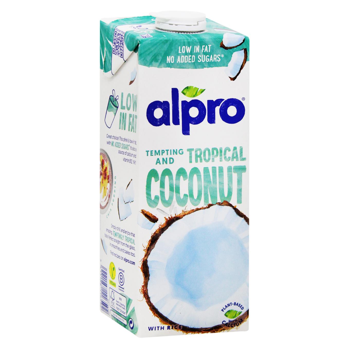 Напій рисово-кокосовий Alpro 1л — фото продукту